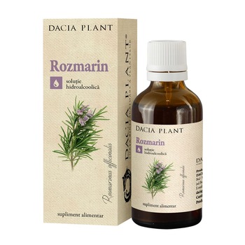 Tinctura Rozmarin, Dacia Plant, Supliment Alimentar ce Contribuie la Mentinerea Tensiuni Arteriale in Limite Normale, 50 ml Tinctura Rozmarin, Dacia Plant, Supliment Alimentar ce Contribuie la Mentinerea Tensiuni Arteriale in Limite Normale, 50 ml