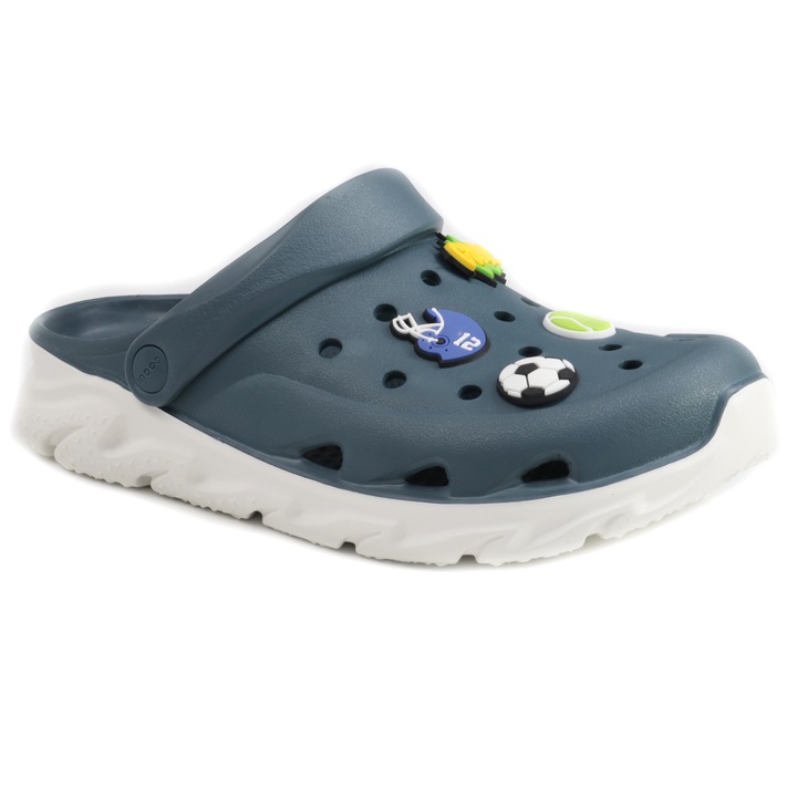 Мъжко сабо 6431, Сив