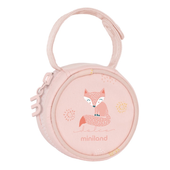 Калъф за залъгалка, Miniland, водоустойчив, с дръжка за носене