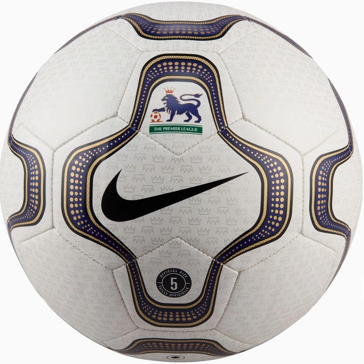 Футболна топка Nike Premier League Heritage Geo Merlin, Размер 5, Бял