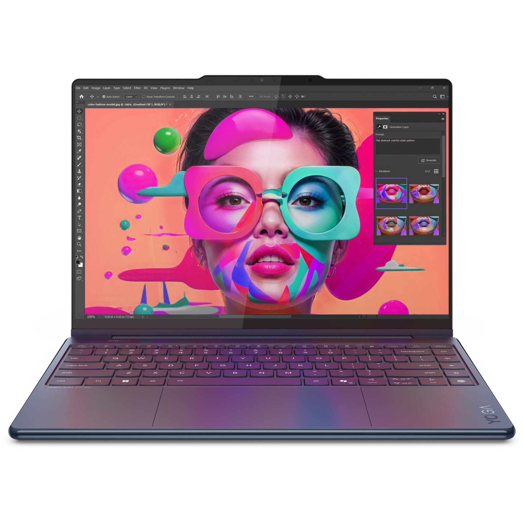 Laptop Lenovo Yoga 9 2-in-1 14ILL10 cu procesor Intel® Core™ Ultra 7 258V pana la 4.8GHz, 14" 2.8K WQXGA+ , OLED, 120Hz, Touch, 32GB LPDDR5x RAM, 1TB SSD, Intel® Arc™ Graphics, Windows® 11 Home, Cosmic Blue, 3y on-site Premium Care