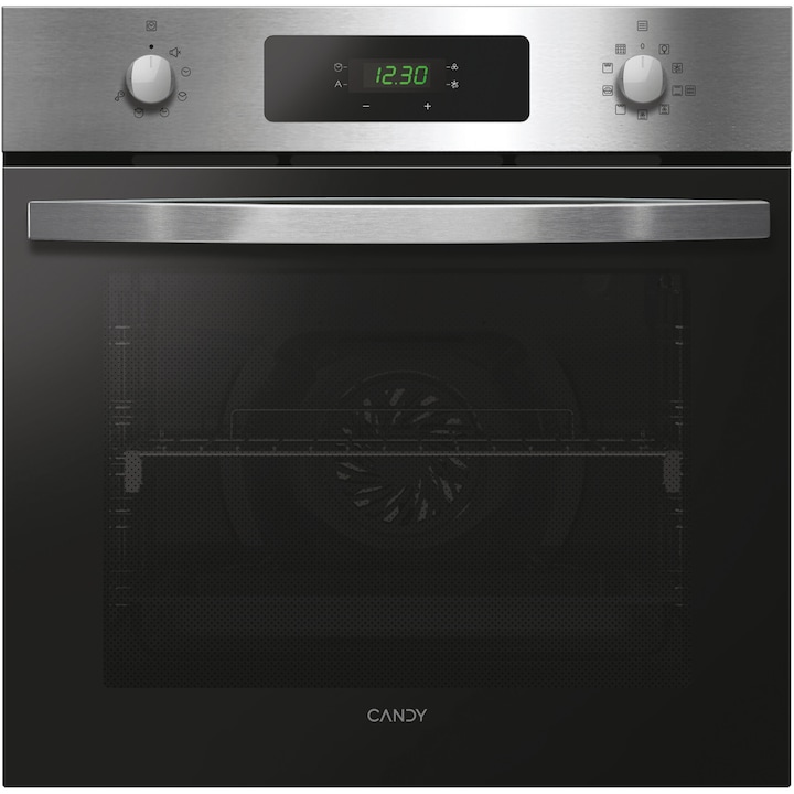 Candy FIDCP X696 Beépíthető elektromos sütő, 70 l, Pirolitikus öntisztítás, Grill, Elektronikus időzítő, A energiaosztály, Rozsdamentes acél