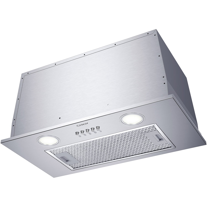 Абсорбатор за вграждане Candy CBG640/2X, Абсорбционна мощност 620 м3/ч, LED осветление, Клас C, 60 см, Inox