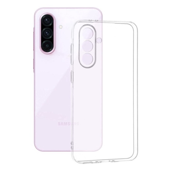 HusaUpzz® Slim, Compatibila Cu Samsung Galaxy A56 5G, Pastreaza Aspectul Original, Protectie La Camere, Transparenta