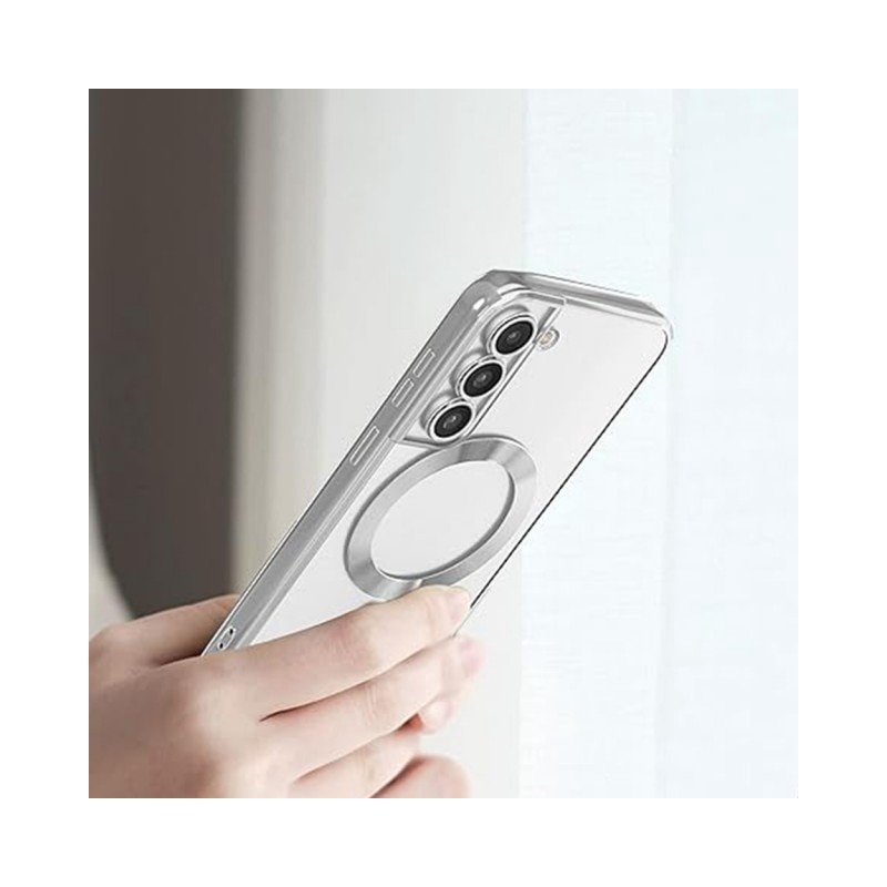 Husa Upzz® Electro Magsafe, Compatibila Cu Samsung Galaxy A56, Tehnologie Magsafe, Protectie Sticla La Camere, Deep Blue