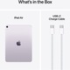 Apple iPad Air 11 Tablet, M3, 128 GB, Wi-Fi + Cellular, Lila