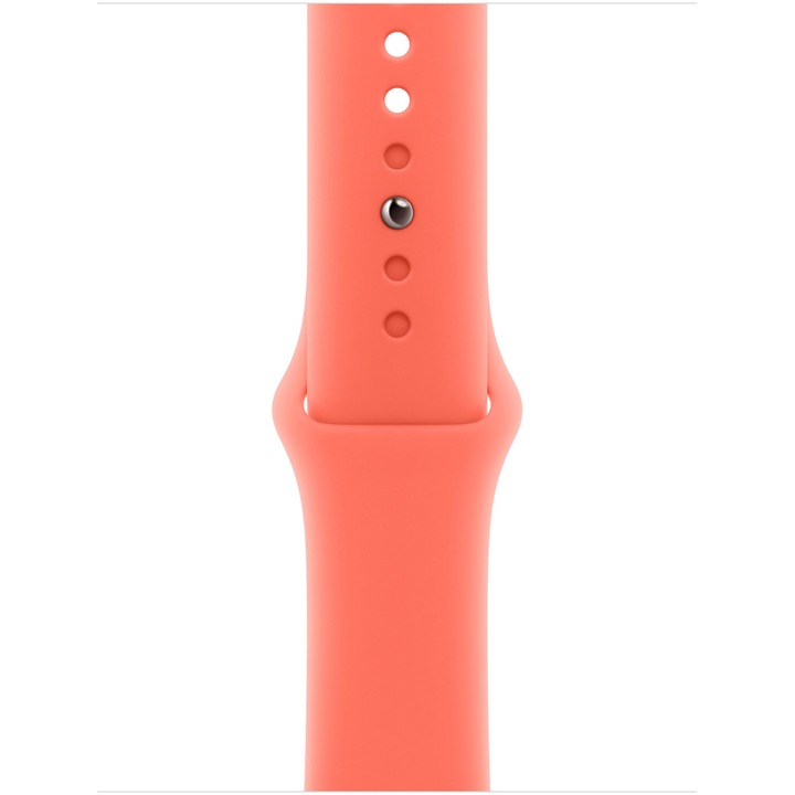 Curea pentru Apple Watch 42mm, Sport Band, Tangerine - M/L
