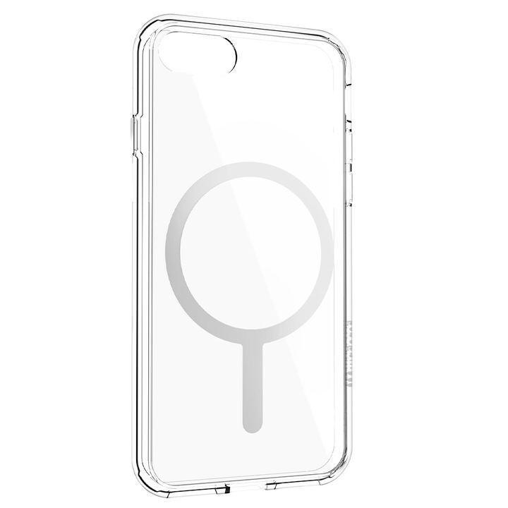 Husa de protectie compatibila cu iPhone 16e, MagSafe integrat, Antisoc, Protectie colturi si margini, Transparent