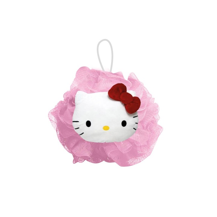 3D Hello Kitty rózsaszín fürdőszivacs