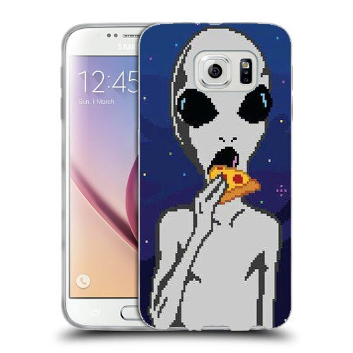 Husa Samsung Galaxy S7 G930 Silicon Gel Tpu Model Alien Pizza