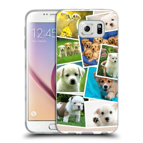 Husa Samsung Galaxy S7 G930 Silicon Gel Tpu Model Puppies Collage