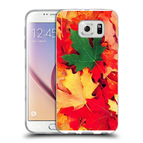 Husa Samsung Galaxy S7 G930 Silicon Gel Tpu Model Autumn Leaves