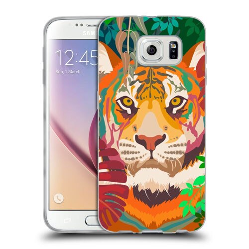 Husa Samsung Galaxy S7 G930 Silicon Gel Tpu Model Desen Tigru