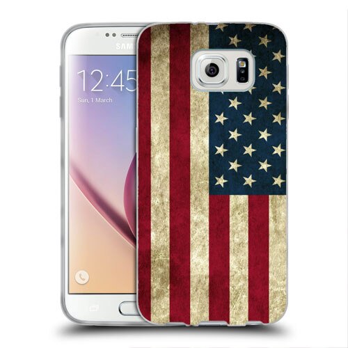Husa Samsung Galaxy S7 G930 Silicon Gel Tpu Model USA Flag