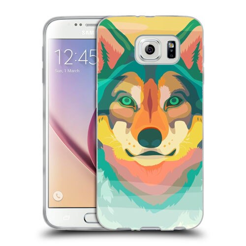 Husa Samsung Galaxy S7 G930 Silicon Gel Tpu Model Desen Lup