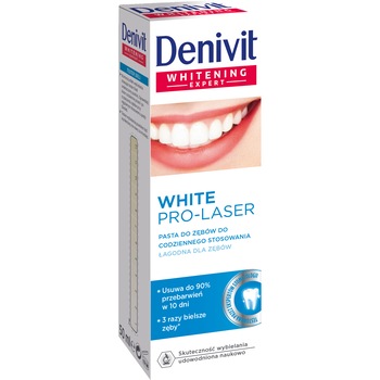 Pasta de dinti Denivit White Pro-Laser, 50 ml Pasta de dinti Denivit White Pro-Laser, 50 ml
