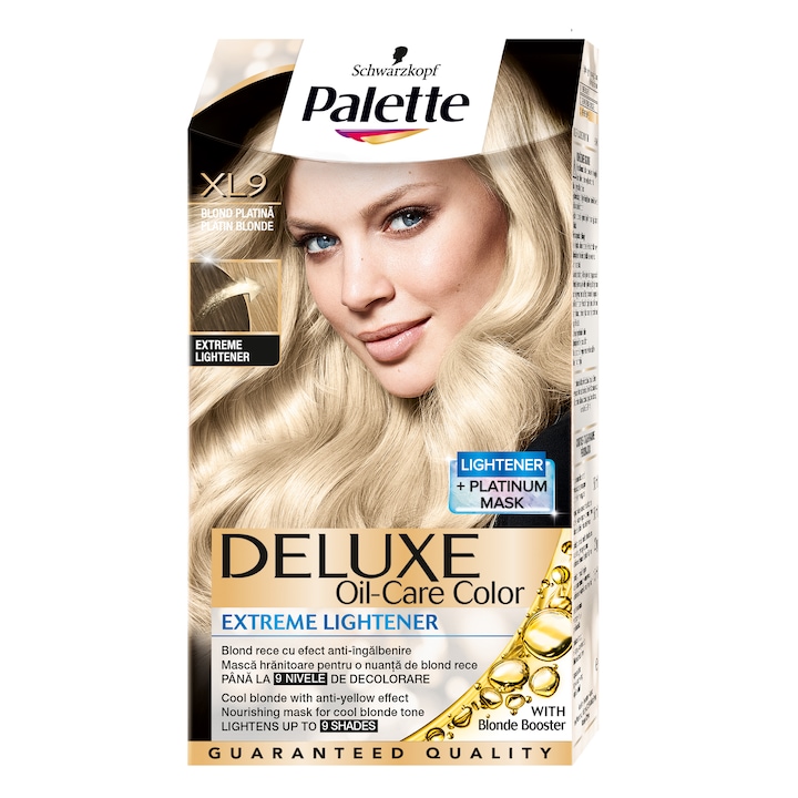 Боя за коса Palette Deluxe Lx9 Platinum blonde Anti-yellowing, 135 мл