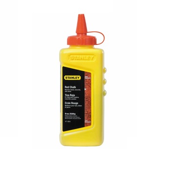 Rezerva praf creta, Stanley 1-47-804, rosu, 225 g Rezerva praf creta, Stanley 1-47-804, rosu, 225 g