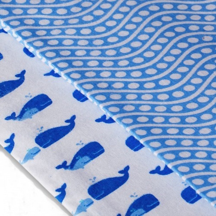 Pamut törölköző 100x80 cm, 2 db/csomag - Kék Óceán