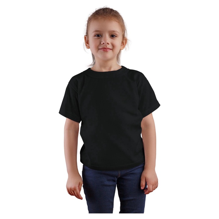 Gyerek polo lanyoknak, pamut, fekete, Fekete