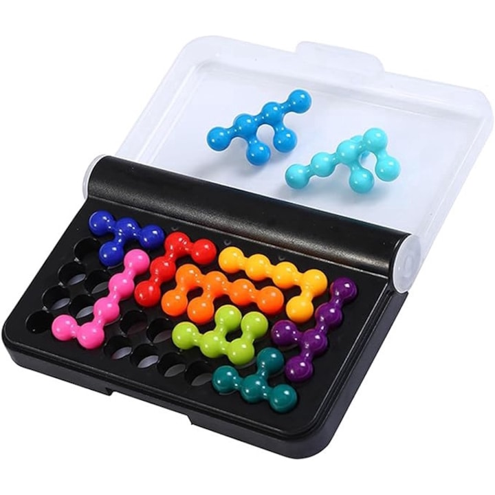 Интелигентна игра, Emporify® – Възраст 6+, 120 завладяващи предизвикателства за развитие на логиката и пространственото мислене, за деца и възрастни, многоцветна