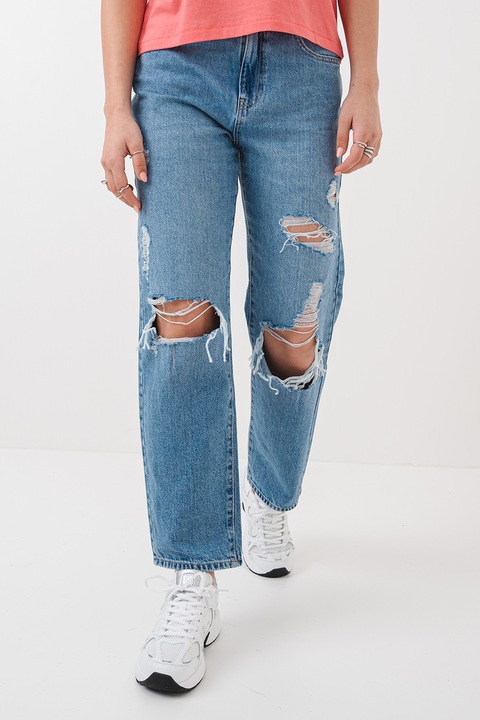 Only, Blugi mom fit, Albastru deschis