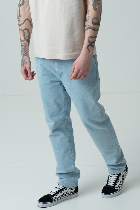 Jack & Jones, Organikuspamut és lyocell tartalmú farmernadrág, Világoskék