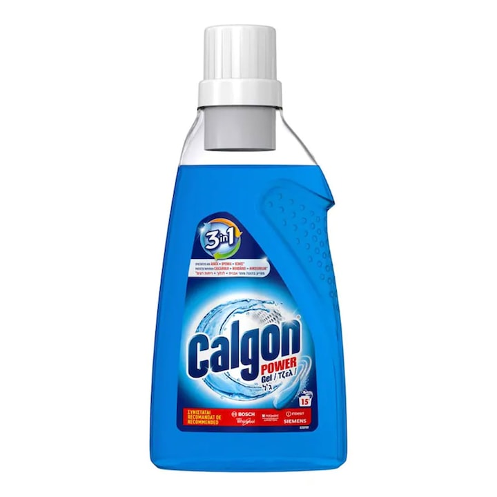 2 x Calgon 3 az 1-ben vízkőmentesítő gél 750 ml-es kiszerelésben