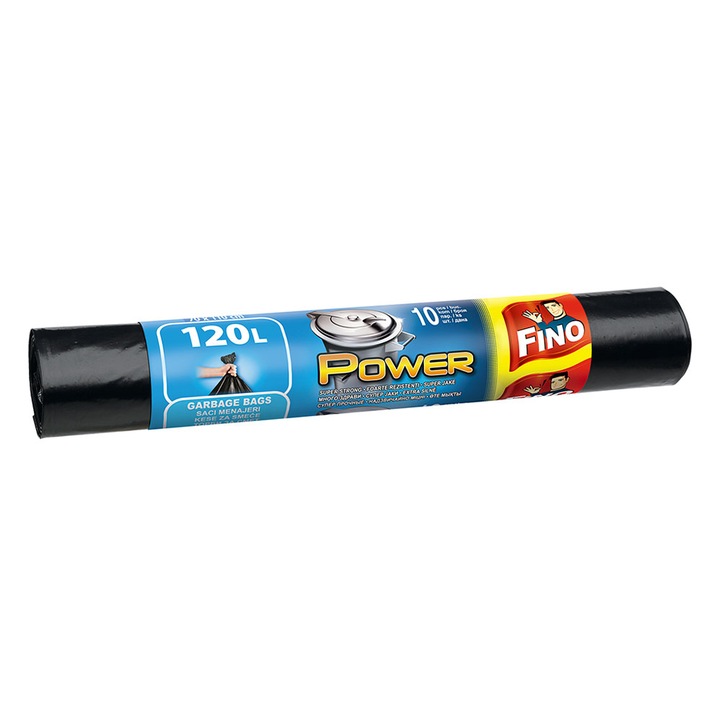 Опаковка от 2 X торби за боклук Fino 120l 10 бр. на ролка