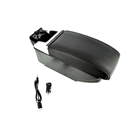 Cotiera auto universala idealSTORE, reglabila, cu leduri, model elegant !
