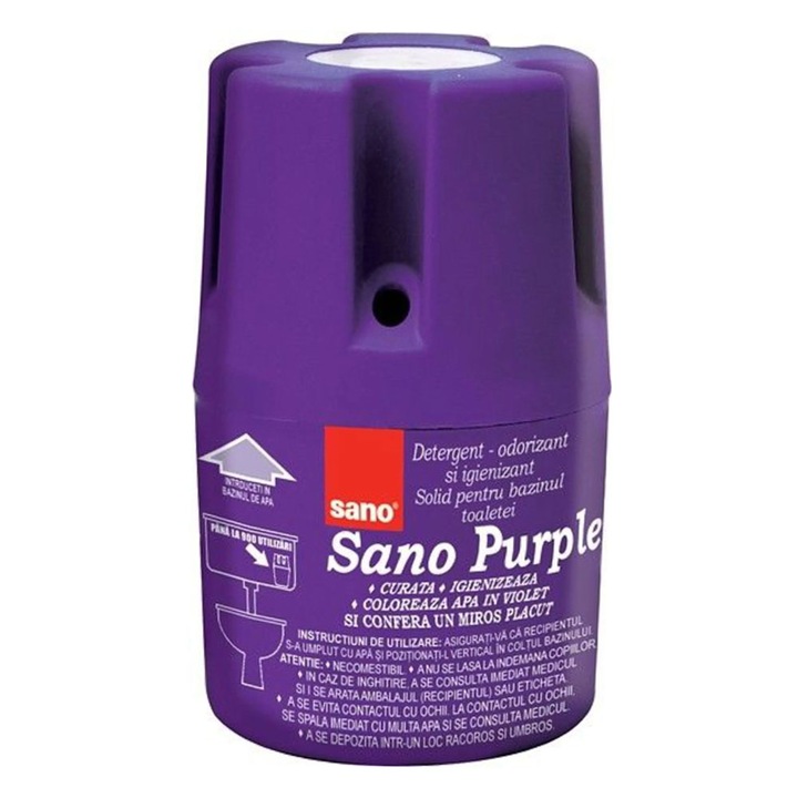 Pachet 3 X Odorizant wc Purple Sano 150g