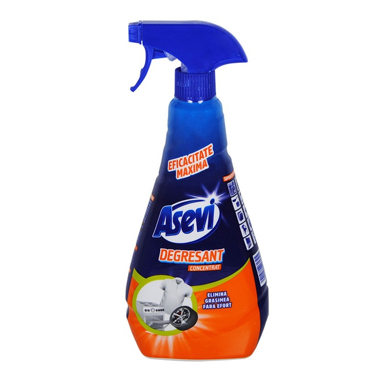Pachet 3 X Solutie degresant pulverizator Asevi 750ml