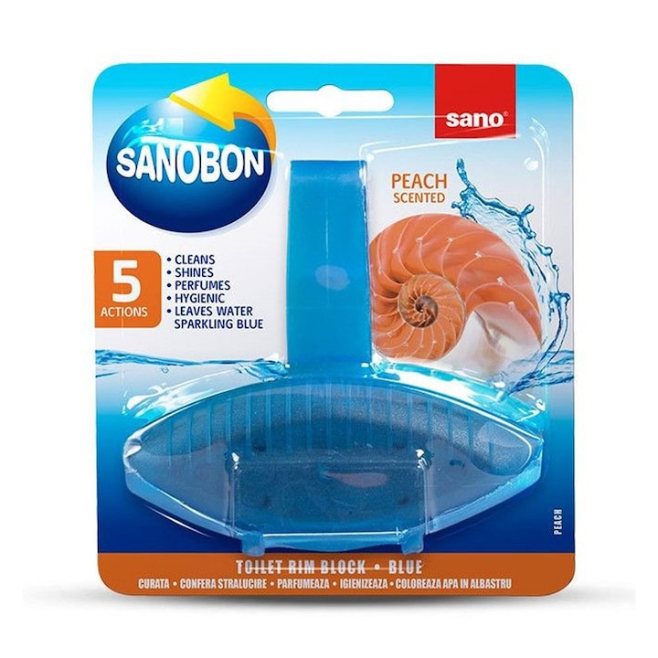 6 db-os csomag X Sano Peach WC légfrissítő 55g