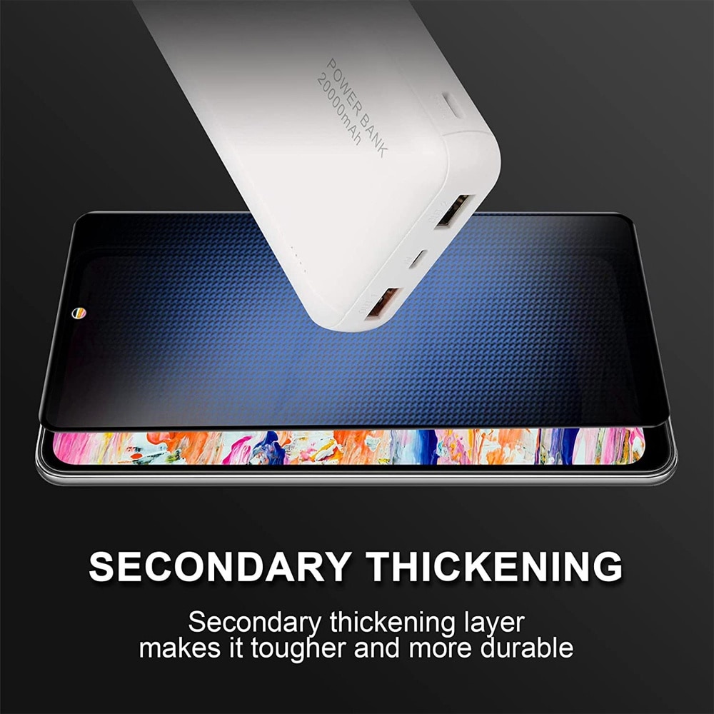 Folie PRIVACY pentru Samsung Galaxy S26 Ultra, Sticla Securizata, Anti-Spy 9H Complete Protection, Display Securizat, Negru