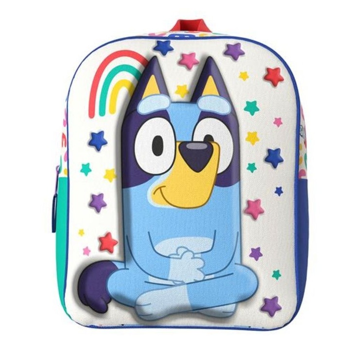 3D раница за детска градина Bluey, 25 x 30 x 10 cm