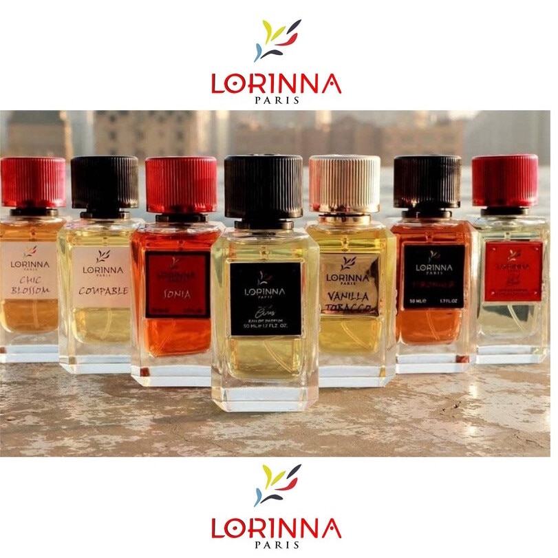 Set Extract de Parfum Lorinna Paris Parfum Tobaco Red, unisex, 50 ml si