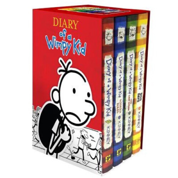 Diary Of A Wimpy Kid Box Of Books 1-4 Revised - Jeff Kinney