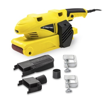 Slefuitor cu banda Trotec PBSS 10-600, Puterea 600W, Viteza benzii 170-250 m/min, Pentru slefuire, ascutire, lustruire, curatare, debavurare, indepartare rugina, material plastic, metal si otel Slefuitor cu banda Trotec PBSS 10-600, Puterea 600W, Viteza benzii 170-250 m/min, Pentru slefuire, ascutire, lustruire, curatare, debavurare, indepartare rugina, material plastic, metal si otel