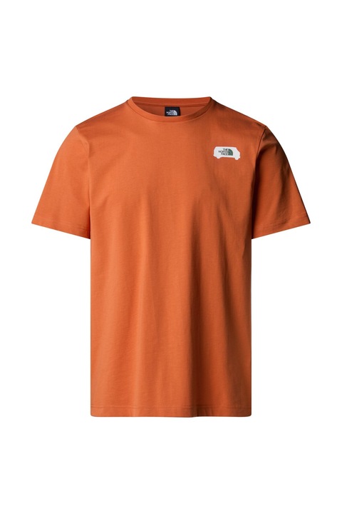 Тениска The North Face Ss Outdoor Graphic NF0A8C1Z6IG1, Мъжка, Оранжева