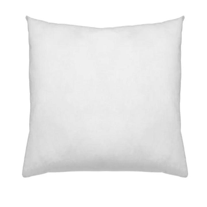 Umplutura perna, cu microfibre, alb, 40x40cm