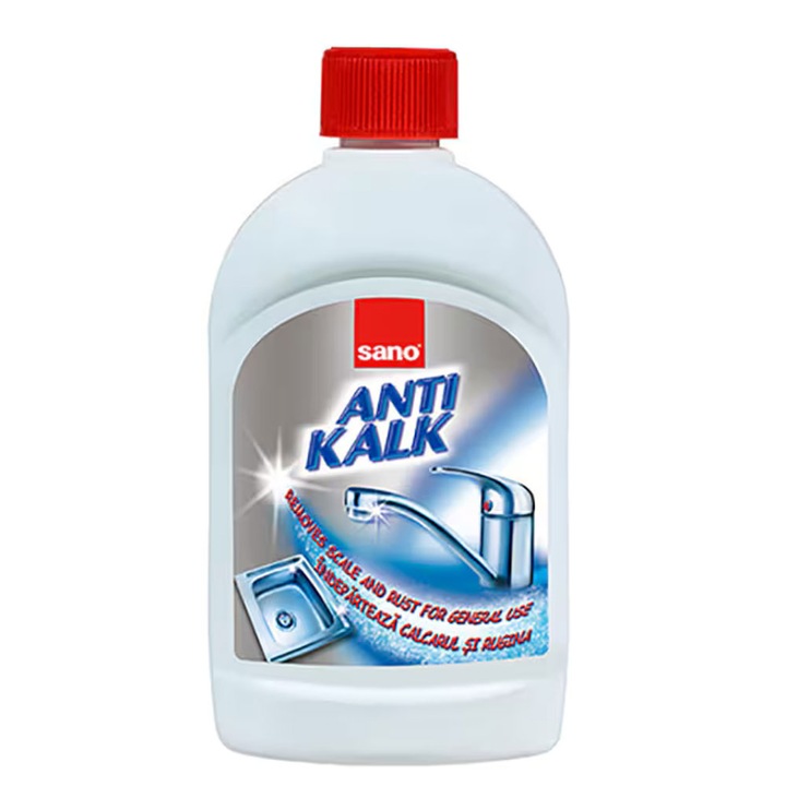 3 db-os kiszerelés Sano Anti-Calc Solution Vízkő- és rozsdamentesítő 500 ml