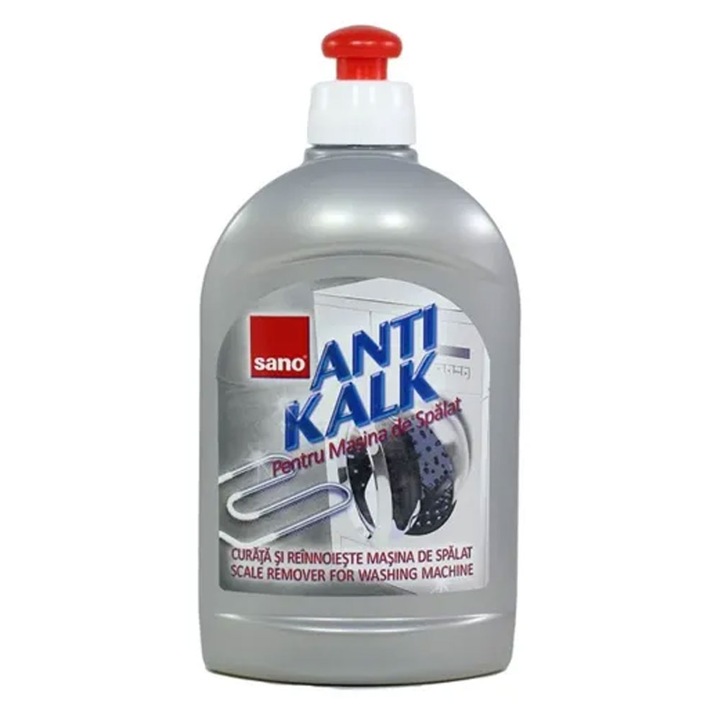 3 db-os csomag Sano mosógép vízkőoldó gél oldat 500ml