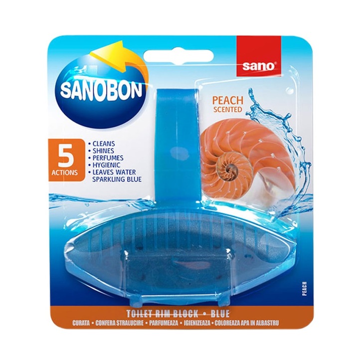 Pachet 3 X Odorizant wc Peach Sano 55g