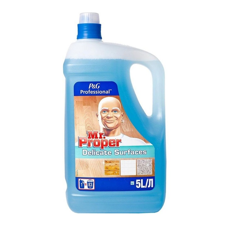 Solutie Pardoseli Mr Proper suprafete delicate 5L