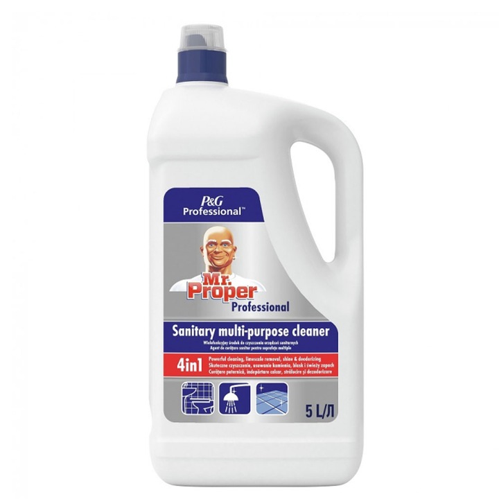 Solutie Multisuprafete Mr Proper Profesional Sanitary 5L