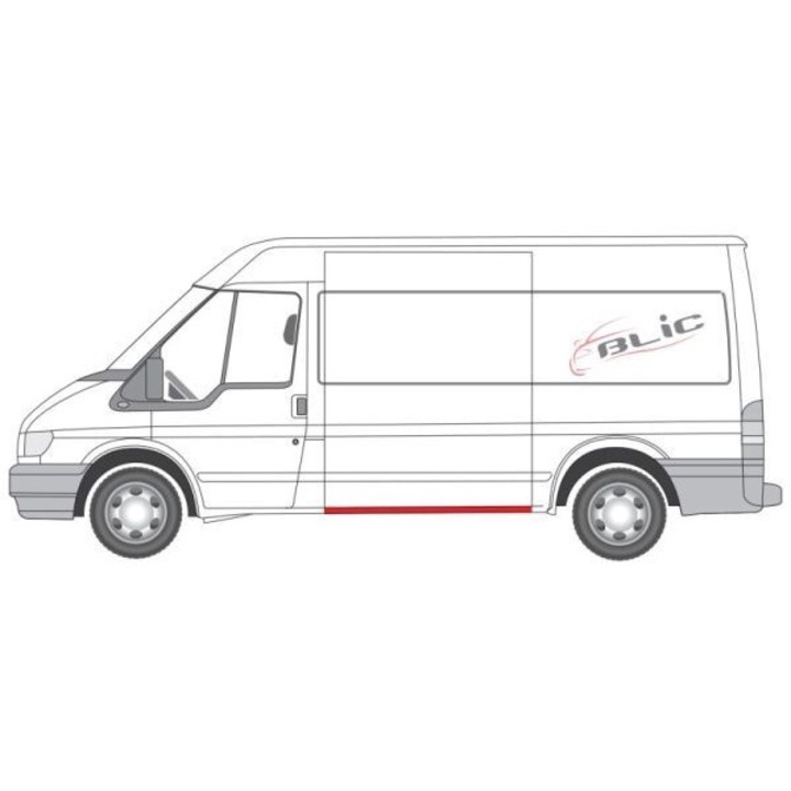 BLIC 2509005 küszöblemez kompatibilis a FORD TRANSIT busszal (FD_ _, FB_ _, FS_ _, FZ_ _, FC_ _) 2000–2006