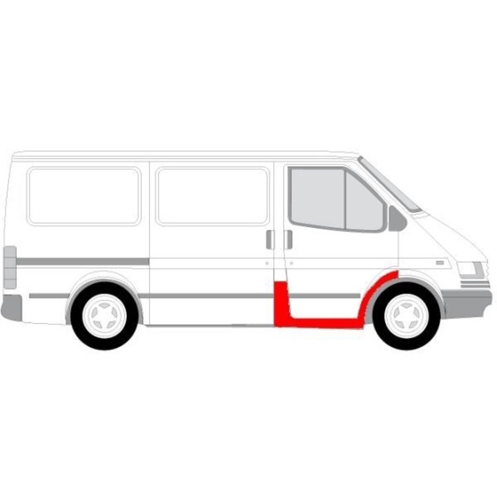 BLIC K 2515054 küszöblemez kompatibilis FORD TRANSIT busszal (E_ _) 1991–1994