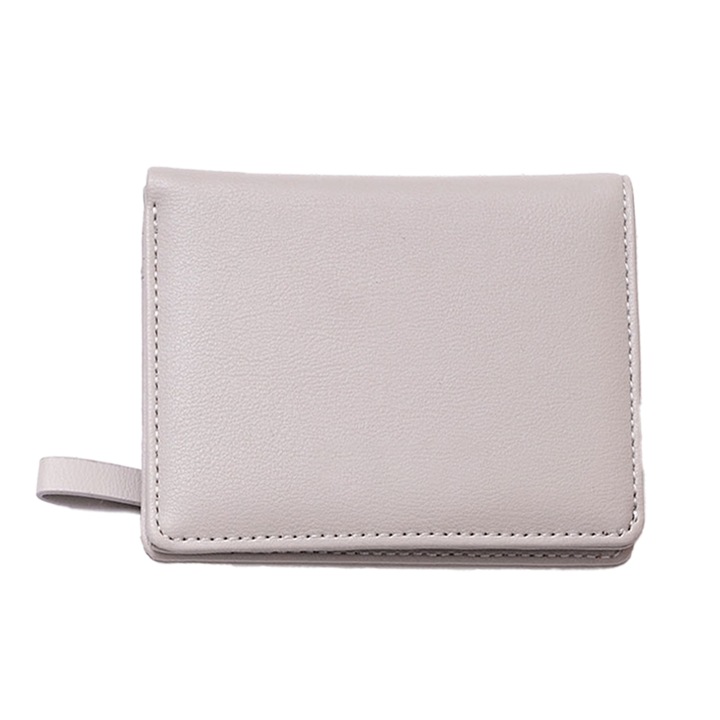 Portofel dama Cozevdnt, Piele, Gri