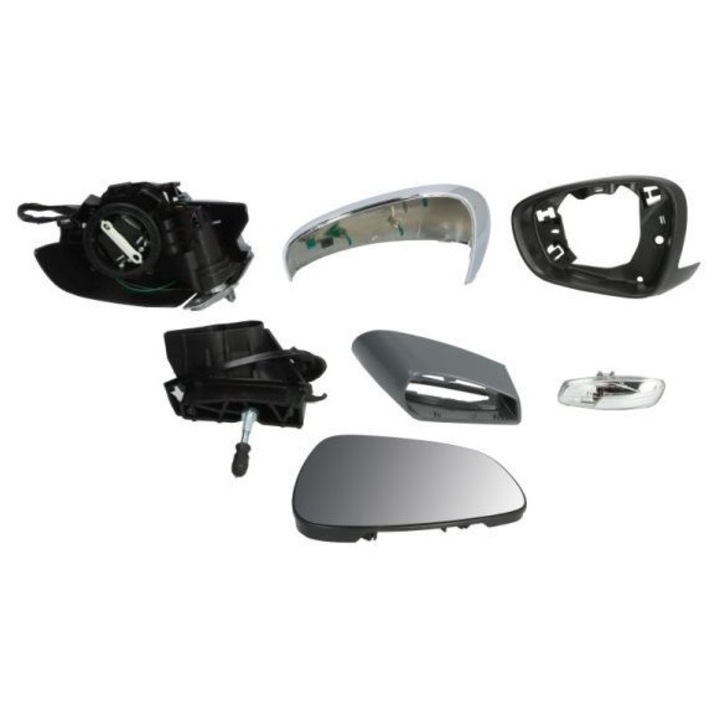 Külső tükör burkolat BLIC 6141860 kompatibilis a CITROËN C5 III Break (RW_) 2008-2017 típussal