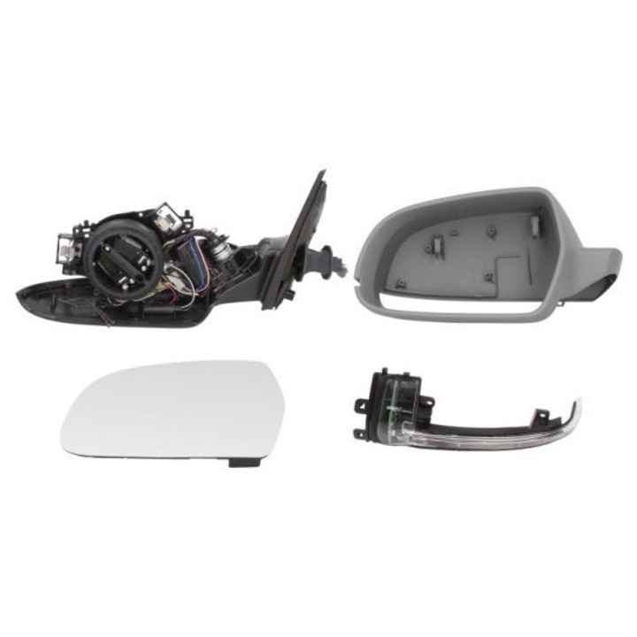 Външно огледало BLIC 5402-25-049341P съвместимо AUDI A4 B8 Avant (8K5) 2007–2017